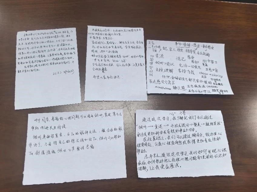 同学们的培训“反馈”